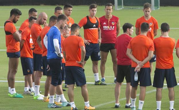 Entrenamiento de hoy del Valencia C.F.