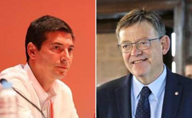 Rafa García y Ximo Puig. /