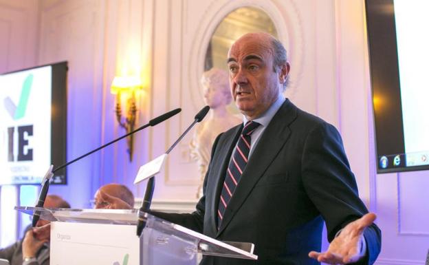 El ministro de Economía, Luis de Guindos./Efe