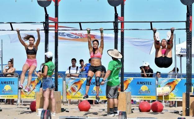 Los Taronja Games celebrados en la playa de la Malvarrosa.