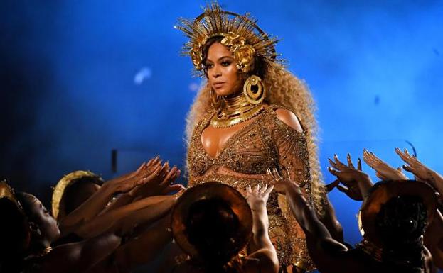 Beyoncé, en los Grammy.