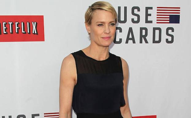 La actriz Robin Wright, de 'House of Cards'.