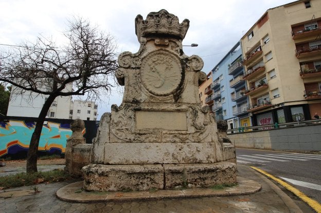 Frontón de Lo Rat Penat, en una imagen cedida por Valencia Bonita.