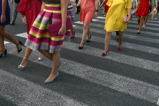 Candidatas. Presentación de las candidatas a corte y fallera mayor de Valencia de 2018.