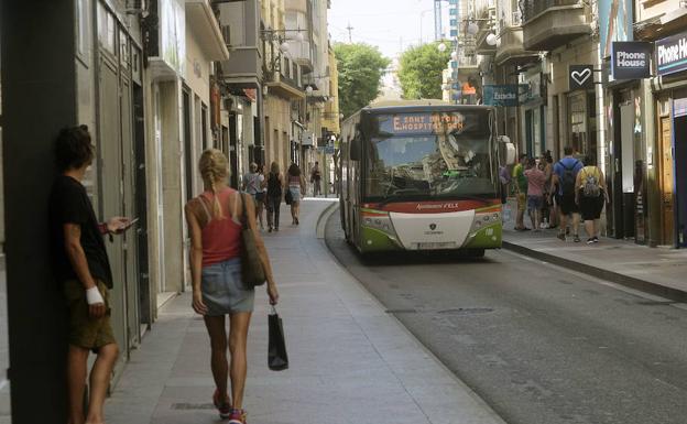 Una de las calles de la localidad de Elche.