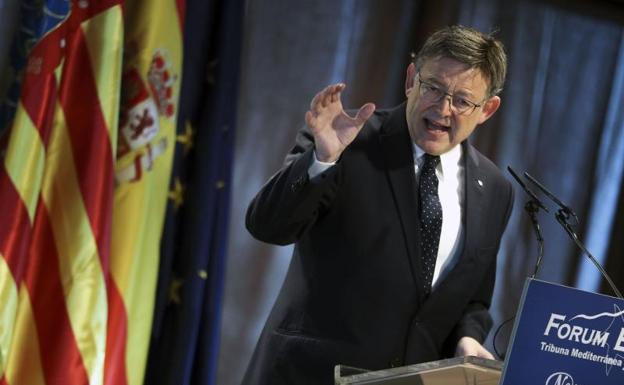 Ximo Puig, en el Fórum Europa. /Efe