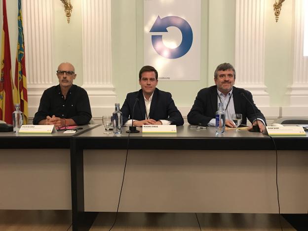 Un instante de las jornadas celebradas en Xàtiva. / lp