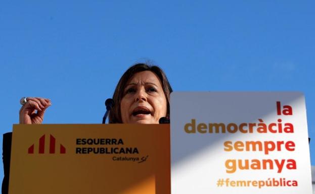 Carme Forcadell, en un acto en Mataró. /Efe