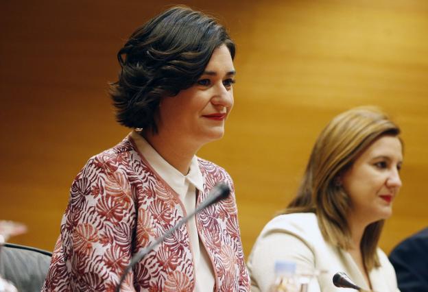 La consellera de Sanidad y presidenta del consejo de gobierno del consorcio, Carmen Montón. / J. Signes