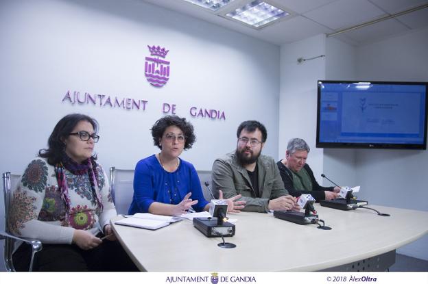 Un instante de la presentación del estudio. / àlex oltra