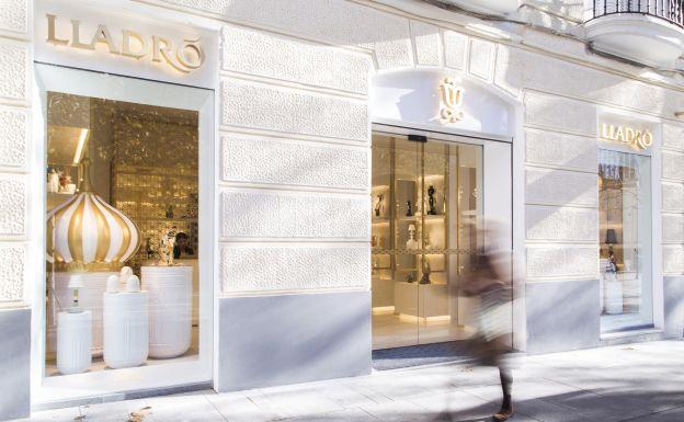 La nueva boutique de Lladró en Madrid./LP