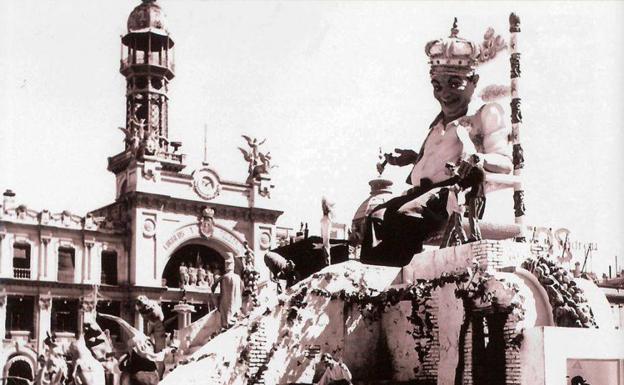 Fallas 1942: "Su Magestad, el labrador"./Junta Central Fallera