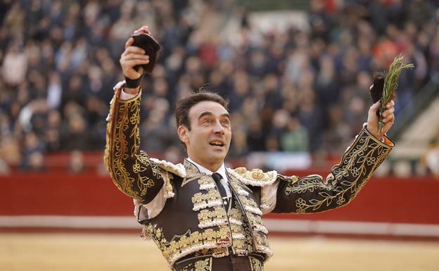 Enrique Ponce en la plaza de toros de Valencia./efe