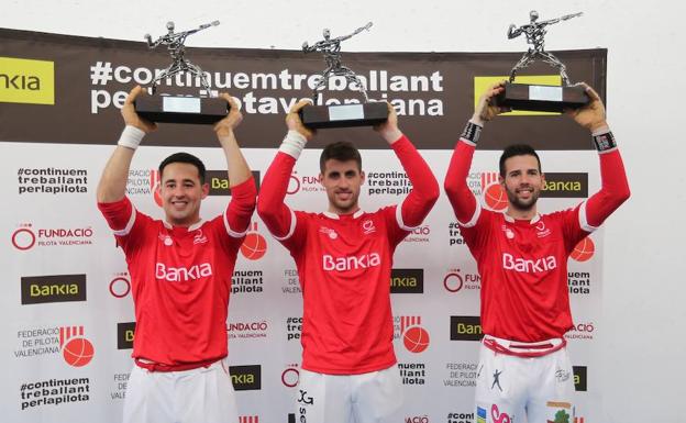 Pere Roc II, Jesús y Carlos, campeones de la Lliga de escala i corda