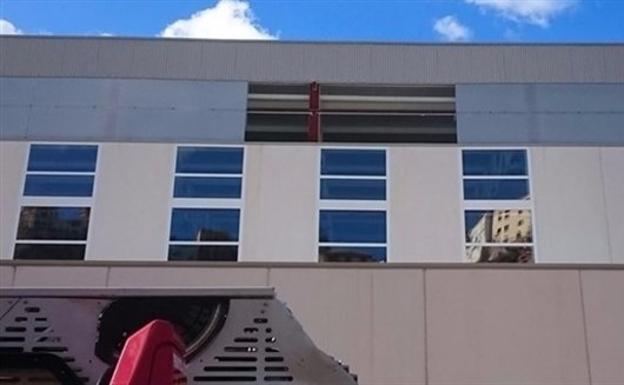 Polideportivo de Finestrat. /Consorcio de Bomberos