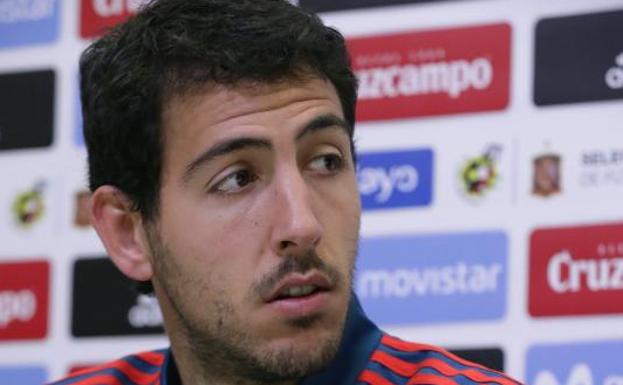 Dani Parejo, en la Ciudad del Fútbol de Las Rozas. /EFE