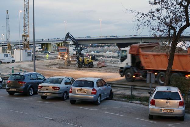Uno de los tramos afectados por las obras en Xirivella. / irene marsilla