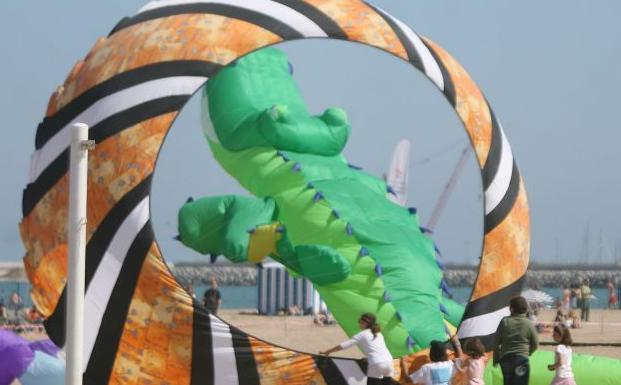 Festival del Viento en la playa de Valencia./Juan J. Monzó