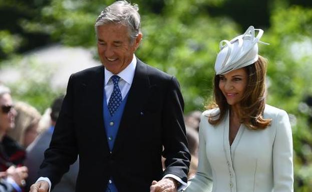 David y Jane Matthews, los suegros de Pippa Middleton./AFP