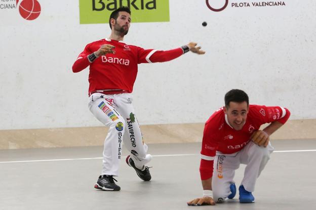 Pere Roc II, en una acción de la final de la Lliga. / Funpival