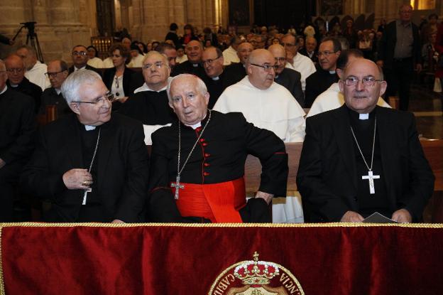 El cardenal Cañizares, en el acto celebrado ayer. / irene marsilla