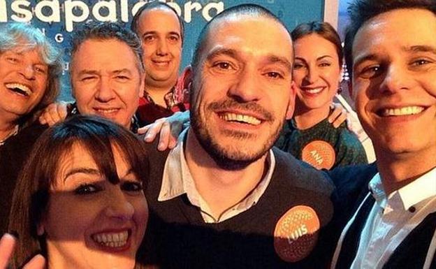 Luis Esteban el día en que ganó el rosco de Pasapalabra./