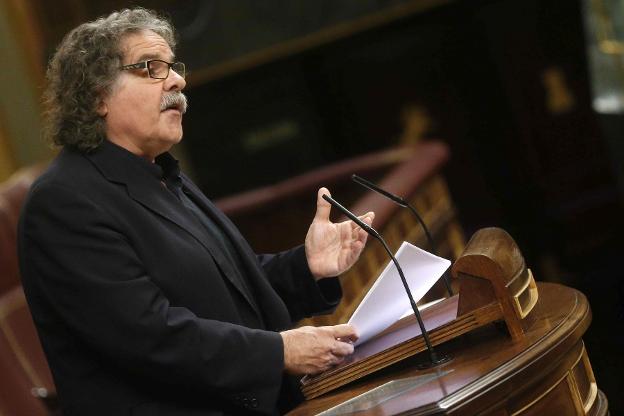 Joan Tardà, diputado de ERC. / efe/j. L.