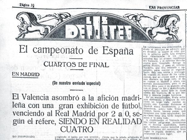 UNA HISTORIA DEL VALENCIA (XVIII)
