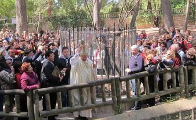 El lugar donde se obró el milagro. /LP