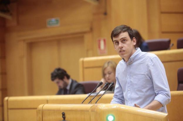 Ferran Martínez, senador y secretario de análisis político de Podemos. / LP