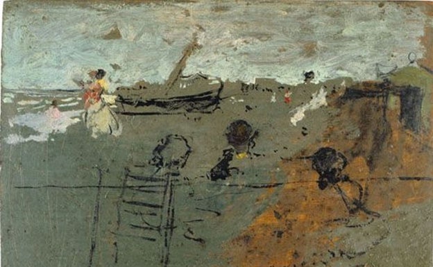 Picnic en la playa, 1886.