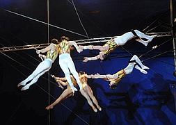 Una trapecista cae sobre el público en el Circo Mundial de Madrid