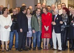 La Reina, en la inauguración. / Damián Torres/