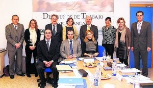 Asistentes al desayuno el pasado 28 de enero. /lp/