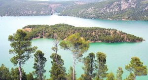 Una imagen del pantano de Benagéber tomada la semana pasada. :: IRENE MARSILLA/