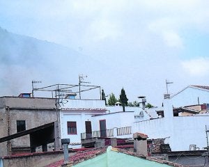 La nube de polvo que causaron las detonaciones. ::
LP/