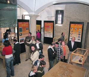 Una exposición en el Palau del Sant Joans. ::
LP/