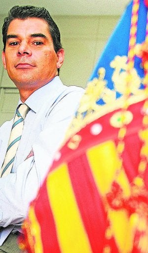 El actual presidente de Unió Valencia, José Manuel Miralles. :: D. T./