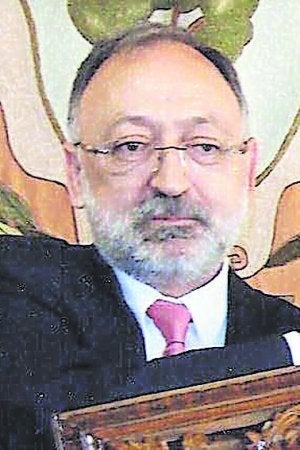 El alcalde Faustino Sala. ::
F. G./