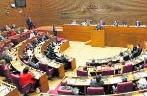 El pleno de Les Corts, el pasado día 20 :: TXEMA RODRÍGUEZ/