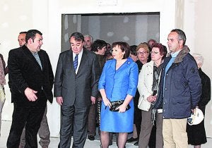 La exalcaldesa de Turís, Pilar Blasco, en un acto institucional. ::
LP/