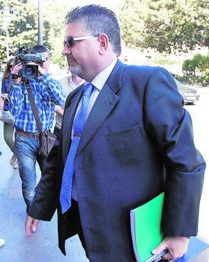 El jefe de promoción de la Agencia Valenciana de Turismo, Jorge Guarro, ayer en el TSJCV. / Jesús Signes/
