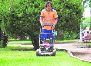 El Ayuntamiento de Gandia gestionará el mantenimiento de los parques y jardines. ::
JUANTXO RIBES/