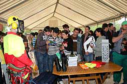 Algunos de los alumnos participantes en la jornada./