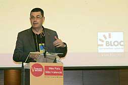 Enric Morera, durante el congreso de este fin de semana./