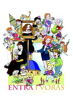 Boceto de la falla infantil./