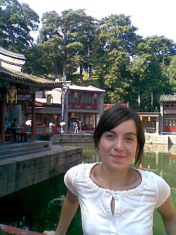 Nuria Mohedano, durante su estancia en China.LP/