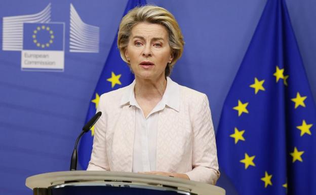 La presidenta de la Comisión Europea, Ursula von der Leyen./EFE