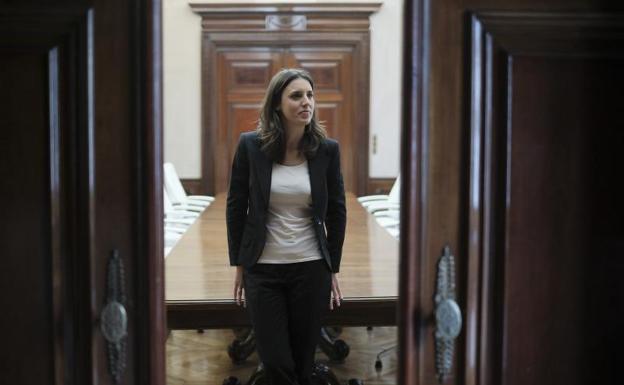 La ministra de igualdad, Irene Montero /Óscar chamorro / colpisa