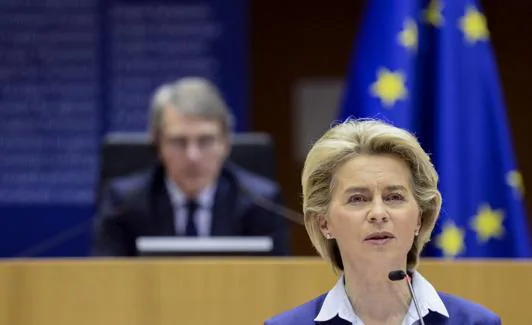 Ursula von der Leyen, presidenta de la Comisión Europea. /AFP